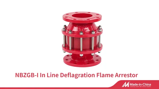 0.6MPa to 5.0MPa Explosion-Proof Pipeline Flame Arrestor